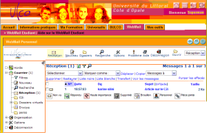 Utilisation d'un webmail